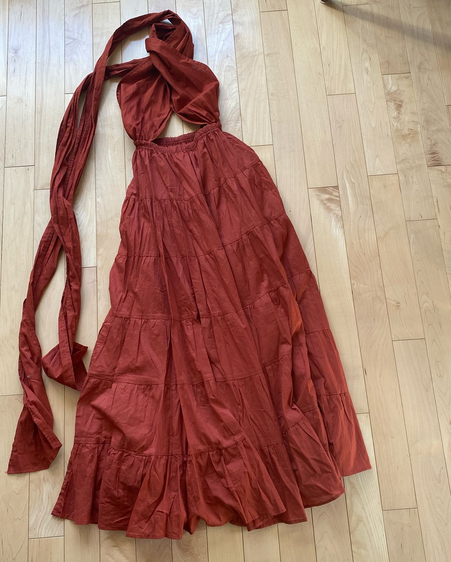 AYA Sacredwear :: Organic Cotton Multi-way Dress

size Small 

only worn to try on and for this vide