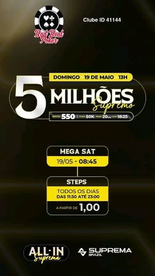 Whats: 17 997160347
Bônus de 1° Depósito
Saques Na hora!!
Atendimento 24h

#blackriver #poker #curio