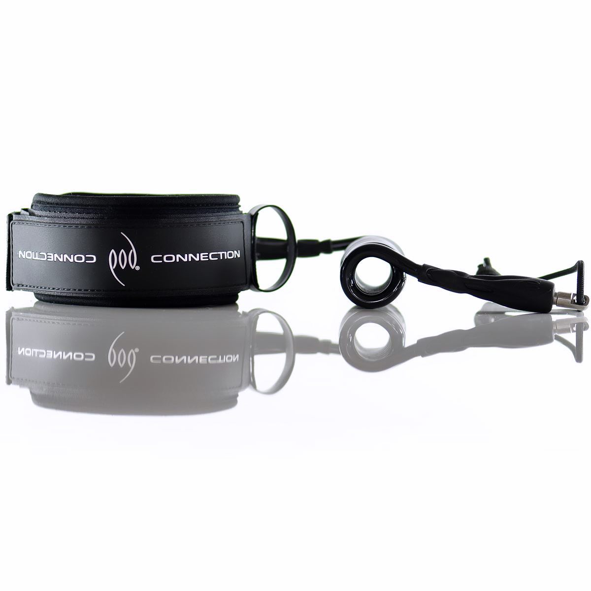 POD® Bicep Leash Black Coil,
Medium, Large and X Large Bicep, Premium Grade Materials. Stainless Ste