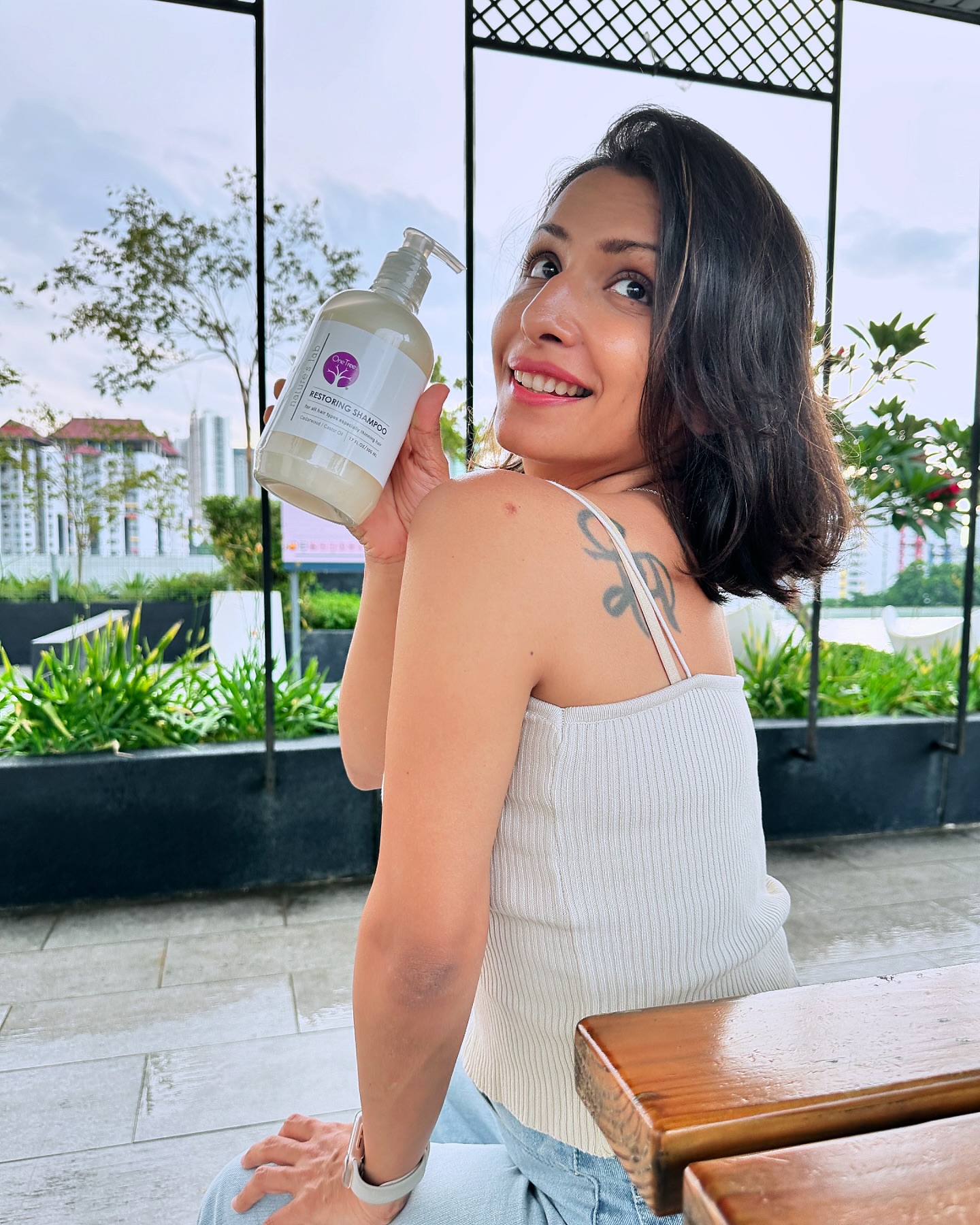 Discover the magic of One Tree Restoring Shampoo for reducing hair loss and balancing your scalp. En