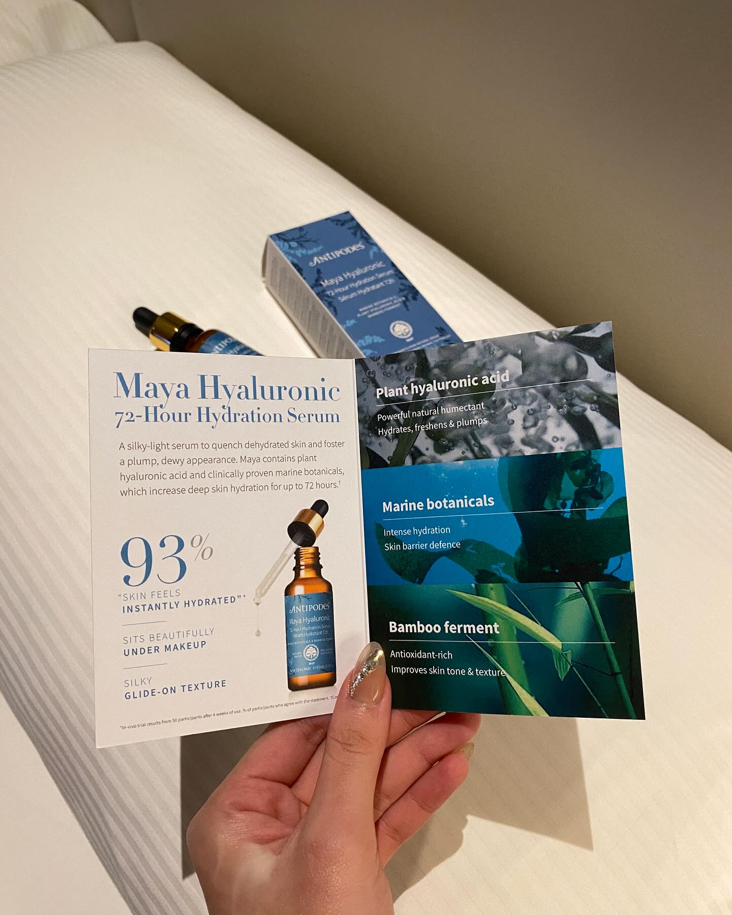 Iâ€™ve been using the Maya Hyaluronic 72-Hour Hydration Serum & Iâ€™m absolutely in love with it ðŸ˜