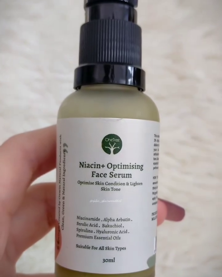 onetree.my Niacin+ Optimising Face Serum

If you're into essential oils, or your skin could tolerate