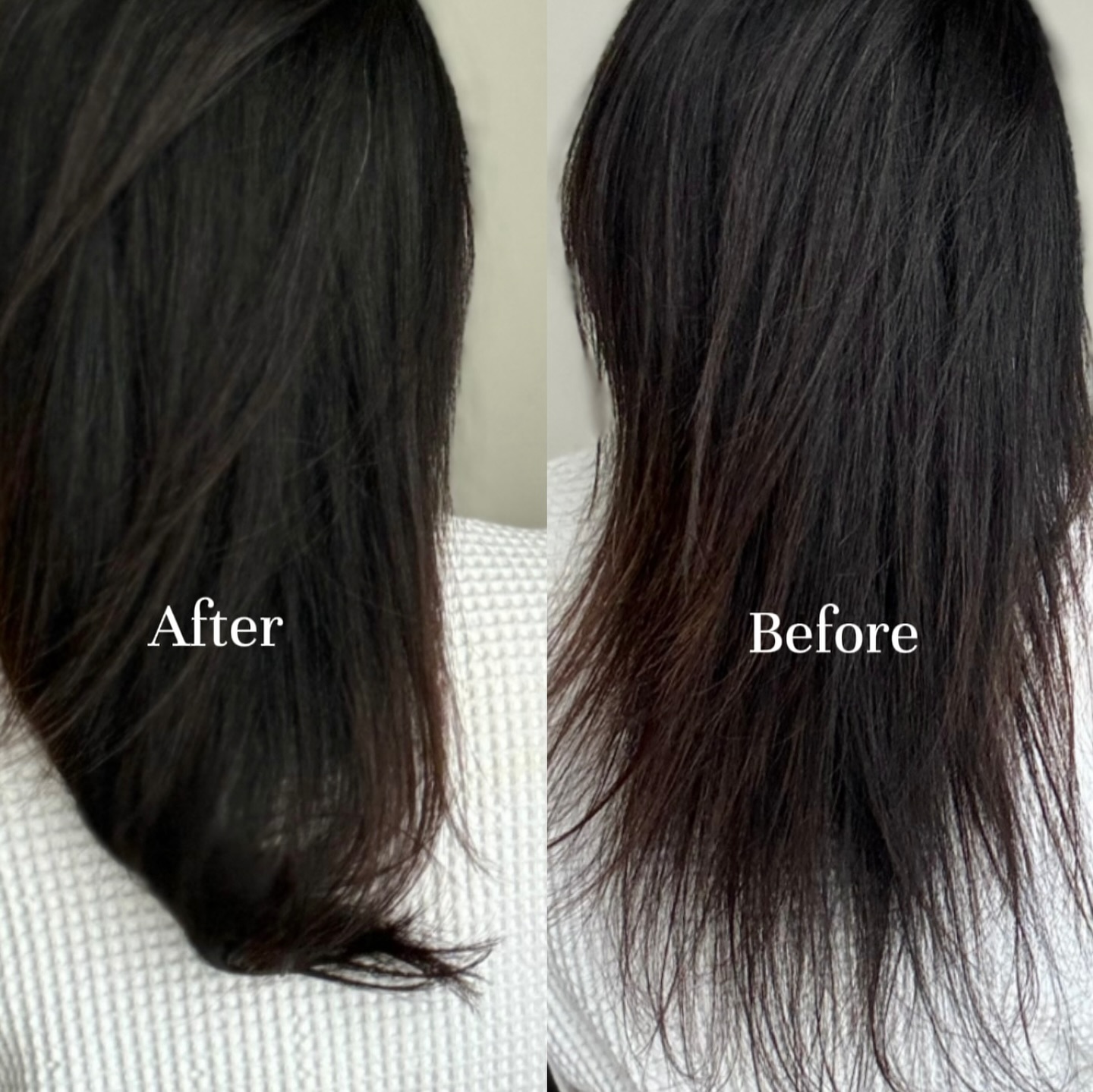 After the first wash my hair felt softer, smoother, and more manageable. 

It's refreshing and clean
