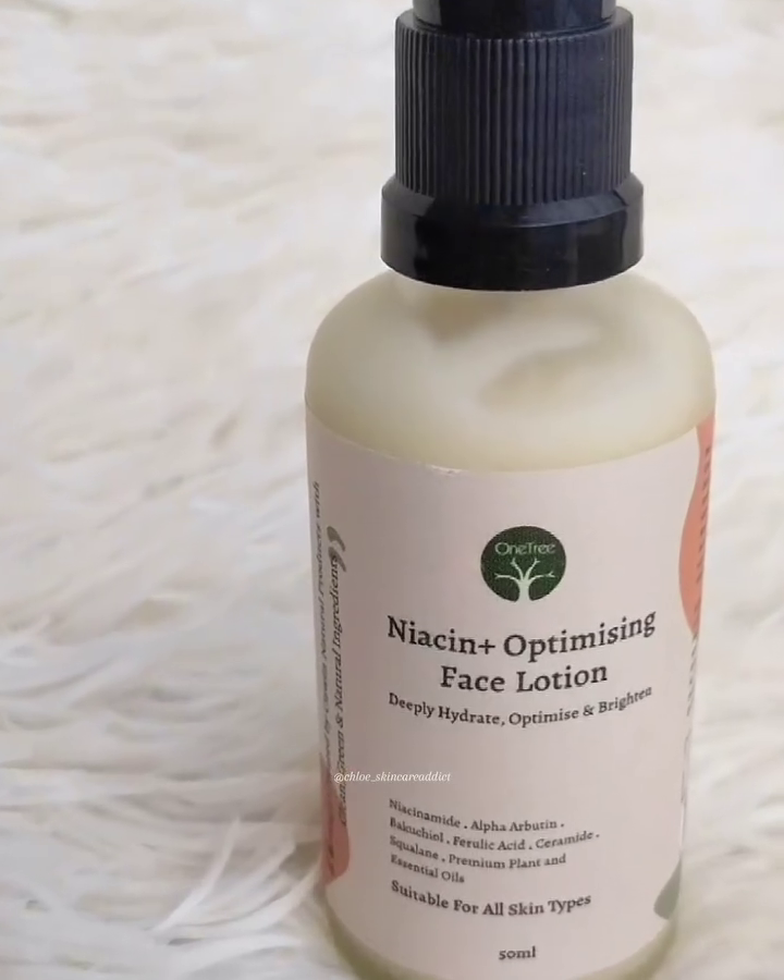 OneTree Niacin+ Optimising Face Lotion. 

Another new discovery of local moisturiser! Yay! Knowing t