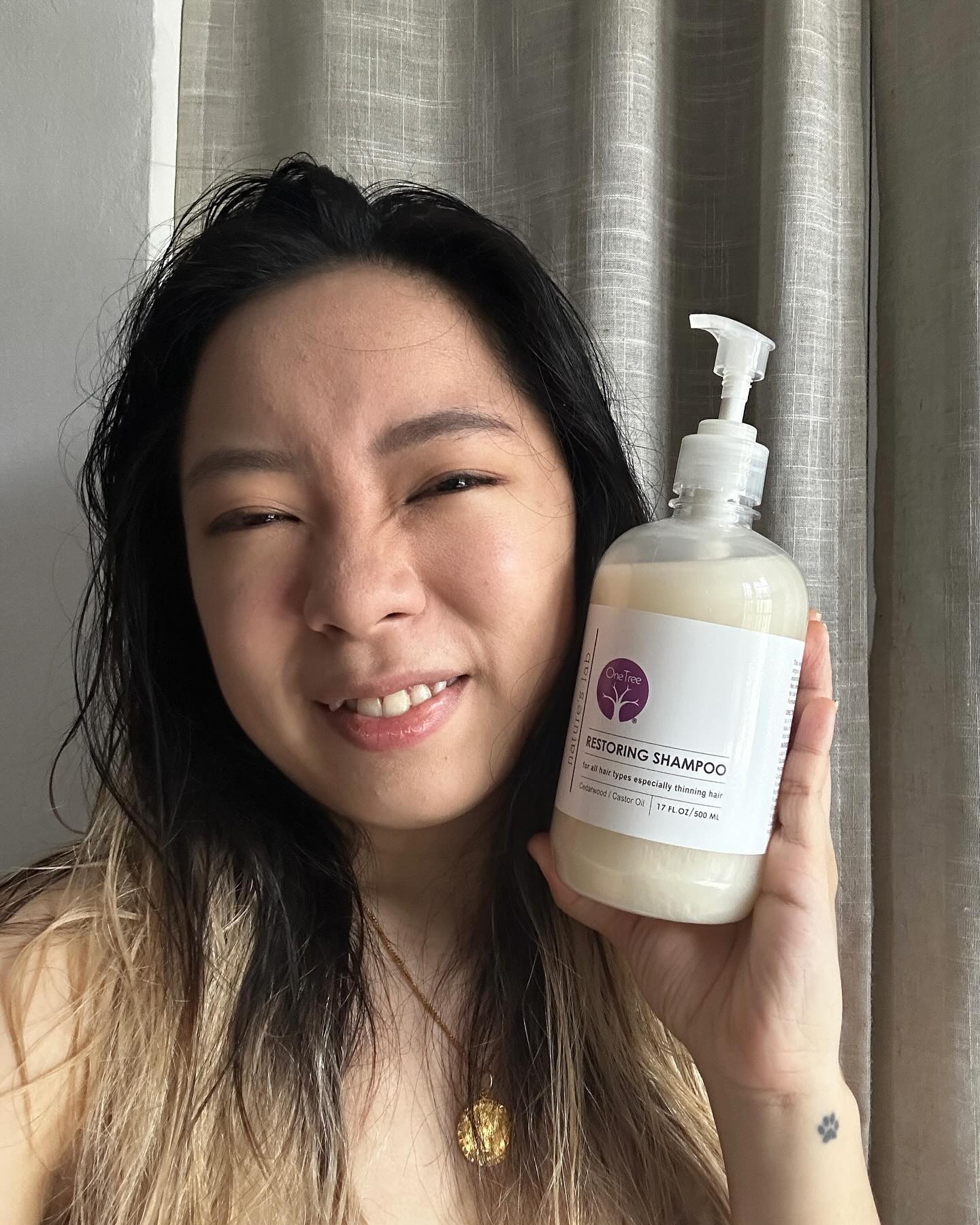 Tried One Tree Restoring Shampoo on my hair and let me tell you!ðŸ‘ŒðŸ»ðŸ˜« My hair scalp never fel