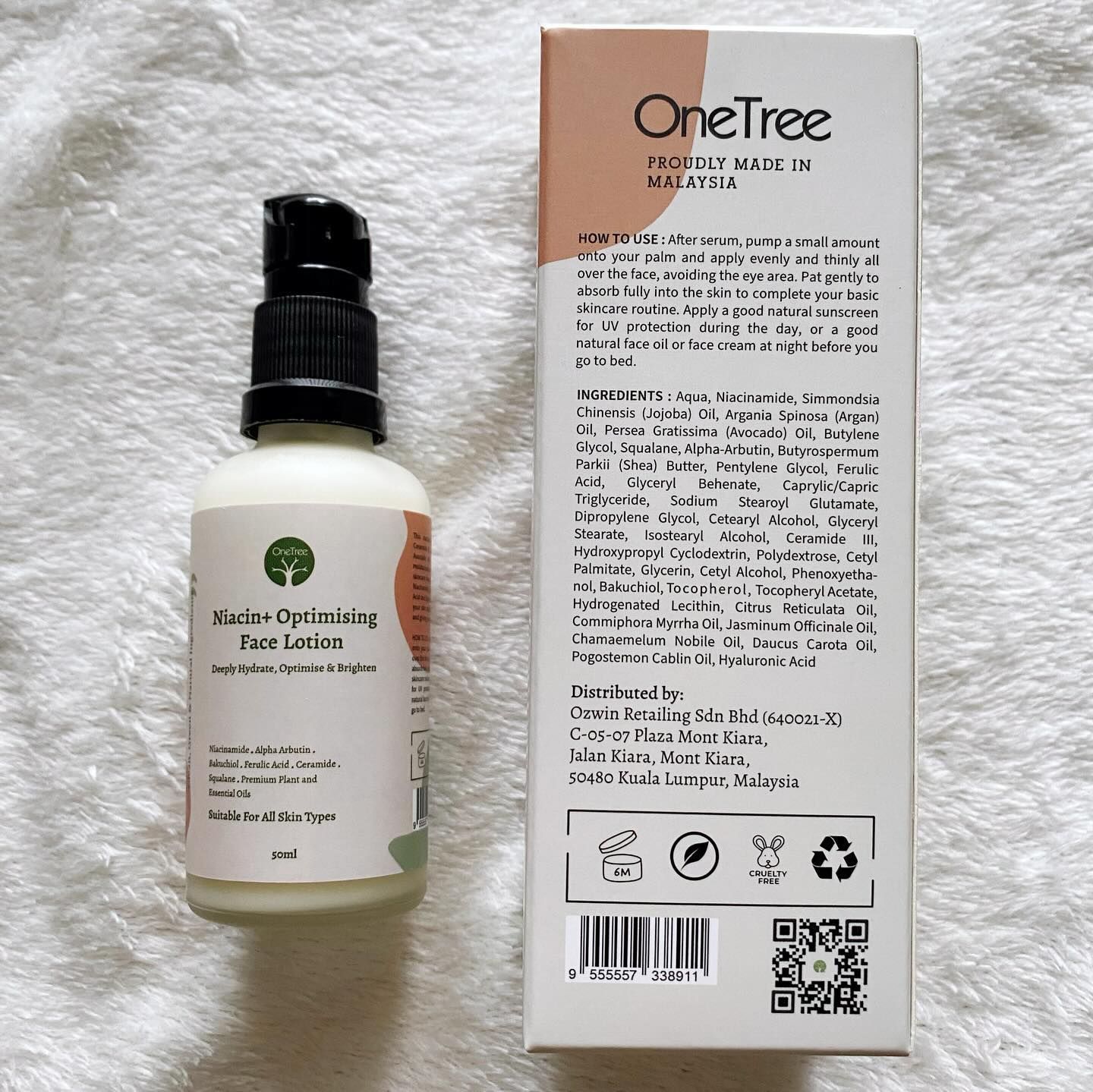 Discovering the magic of locally made skincare from onetree.my ðŸŒ¸ðŸƒ 

On Dec 2023, my skin had a