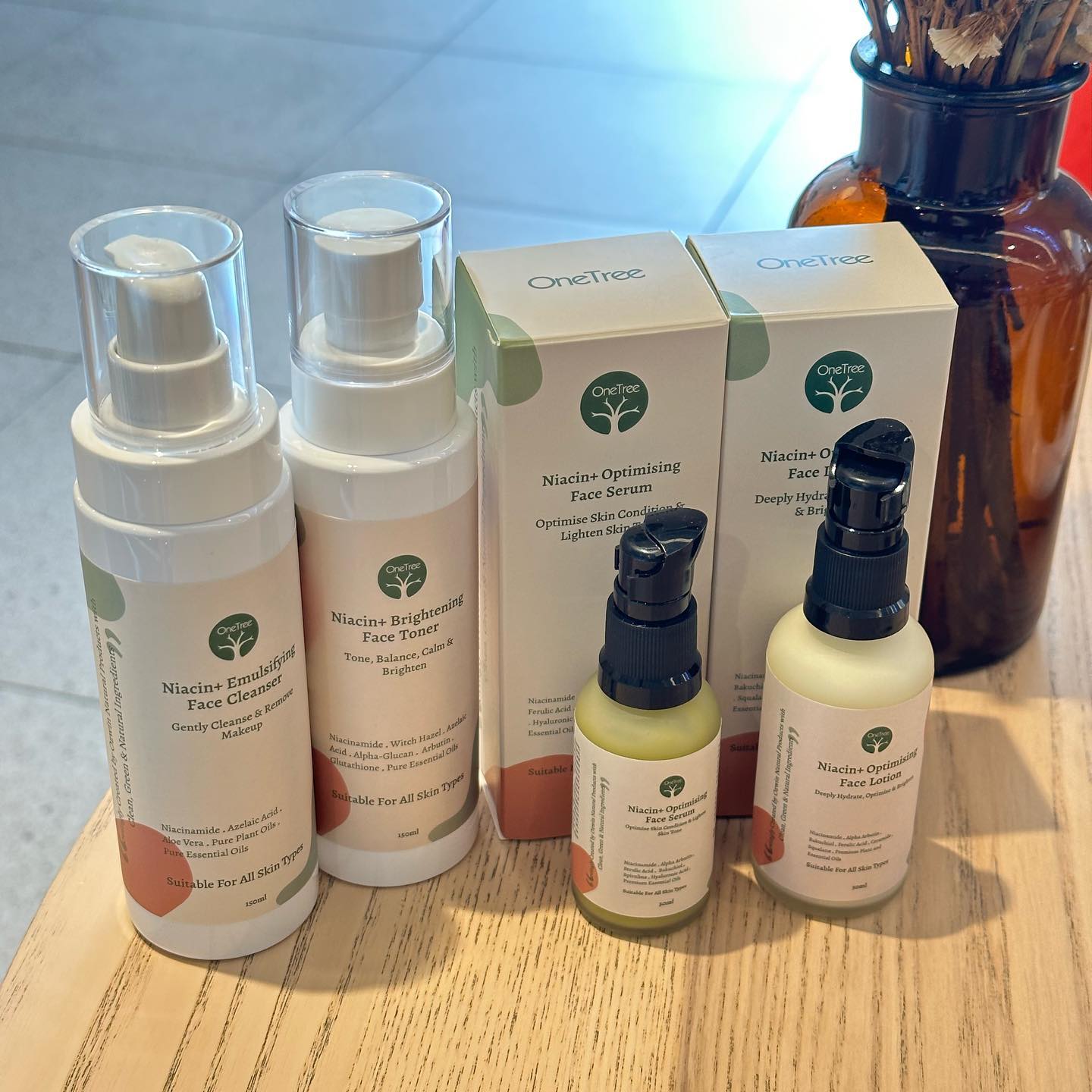 Unveil the secrets of ageless beauty through TNS Skin Labâ€™s Niacin+ Range. This meticulously curat