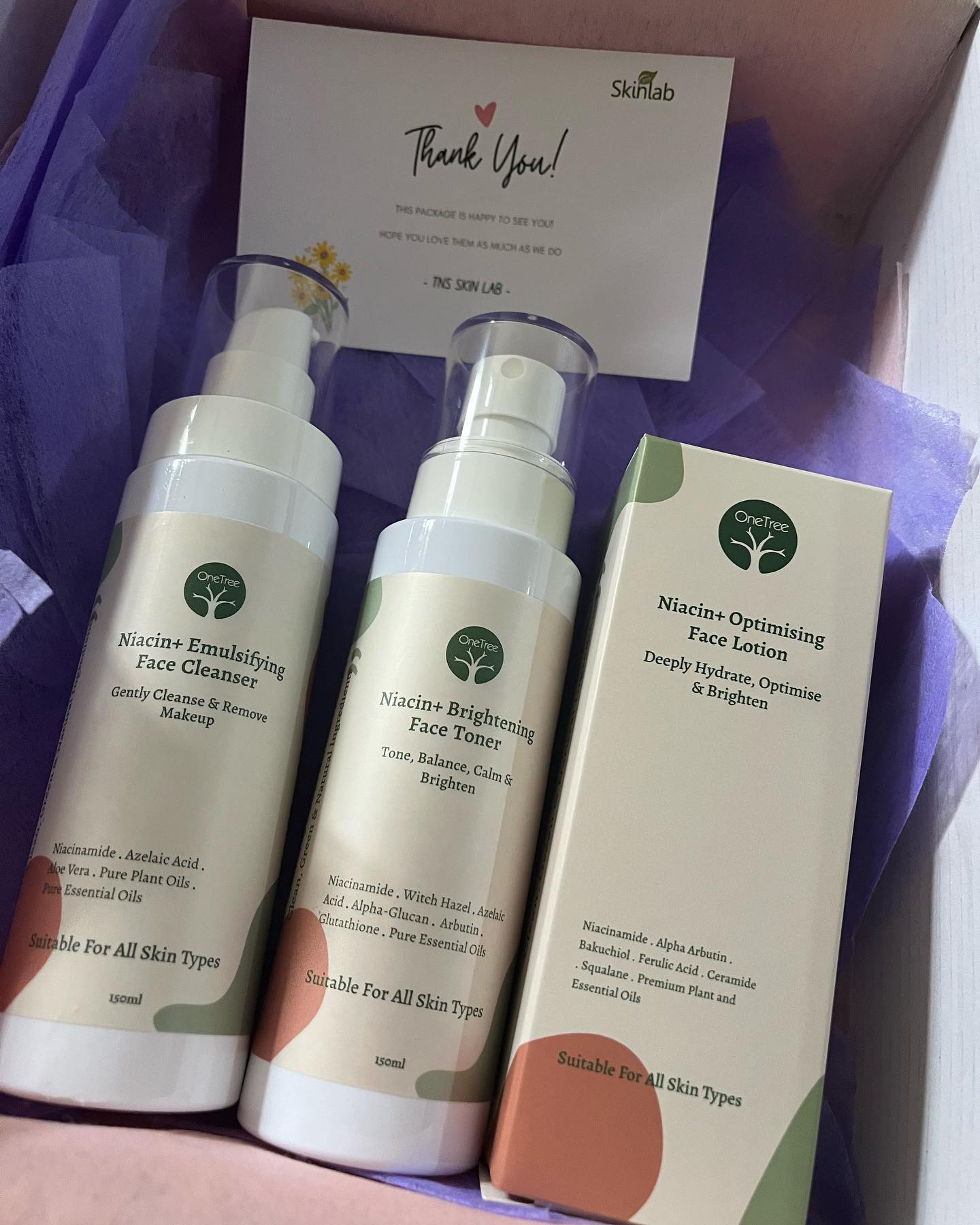 [PR] My first impression of onetree.my Niacin+ range (except the serum coz it contains Rosa Damascen