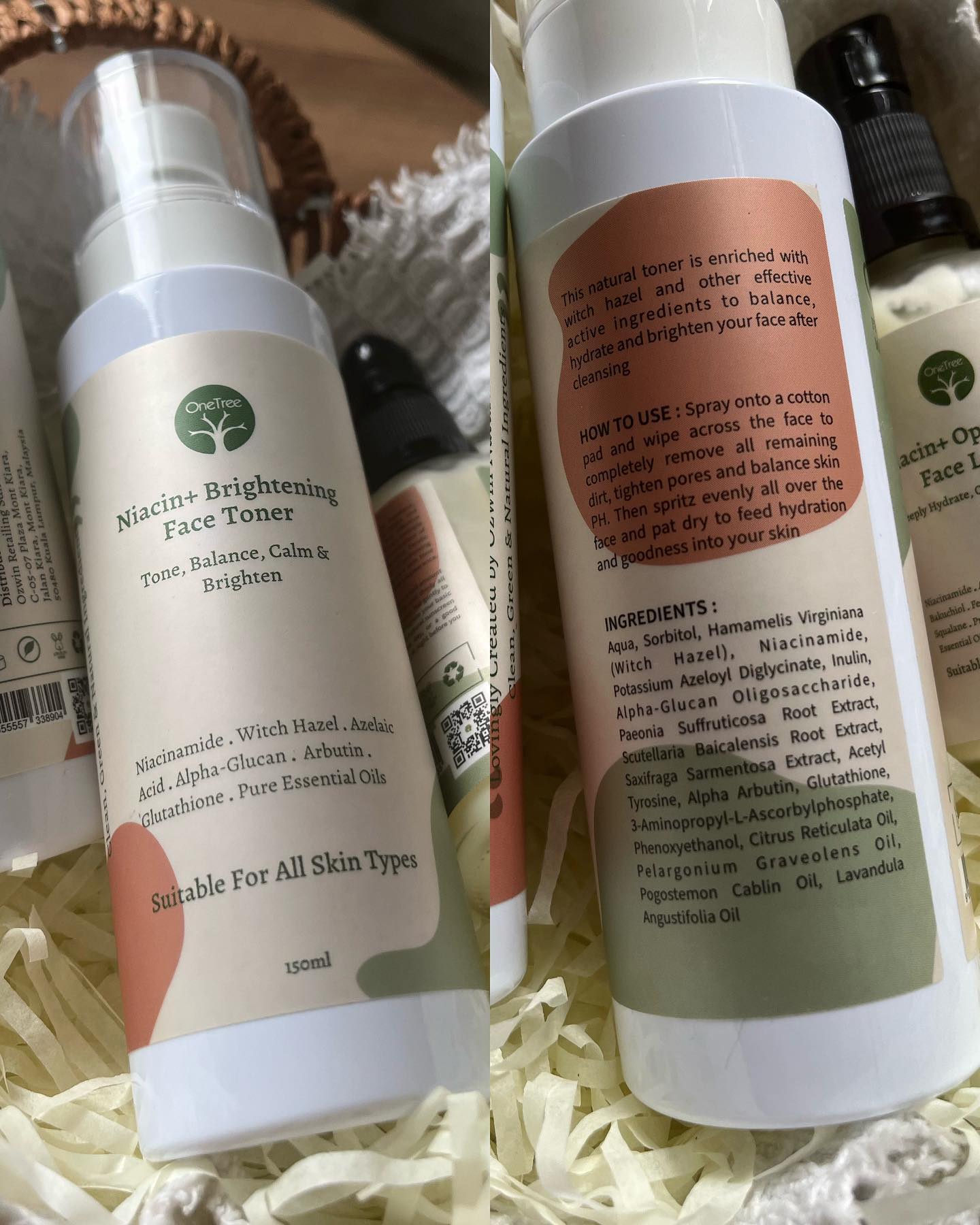 [PR] My first impression of onetree.my Niacin+ range (except the serum coz it contains Rosa Damascen