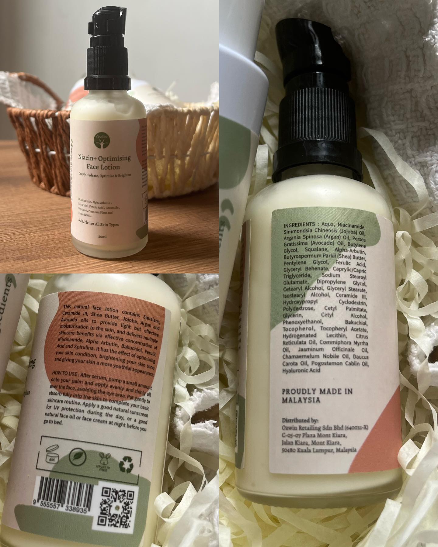 [PR] My first impression of onetree.my Niacin+ range (except the serum coz it contains Rosa Damascen