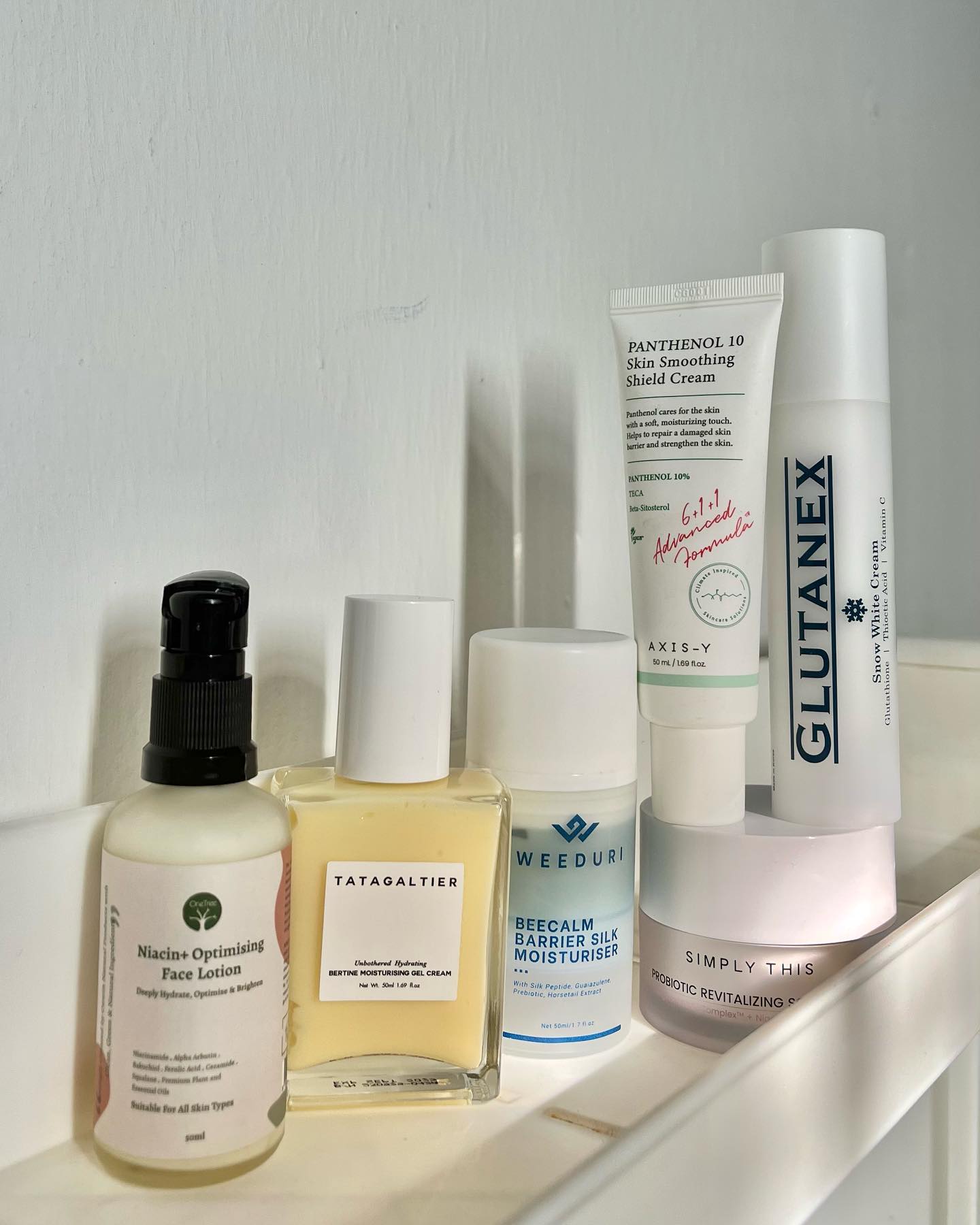Current Moisturisers In Rotation 

tnsskinlab onetree.my has recently launched a new skincare line a