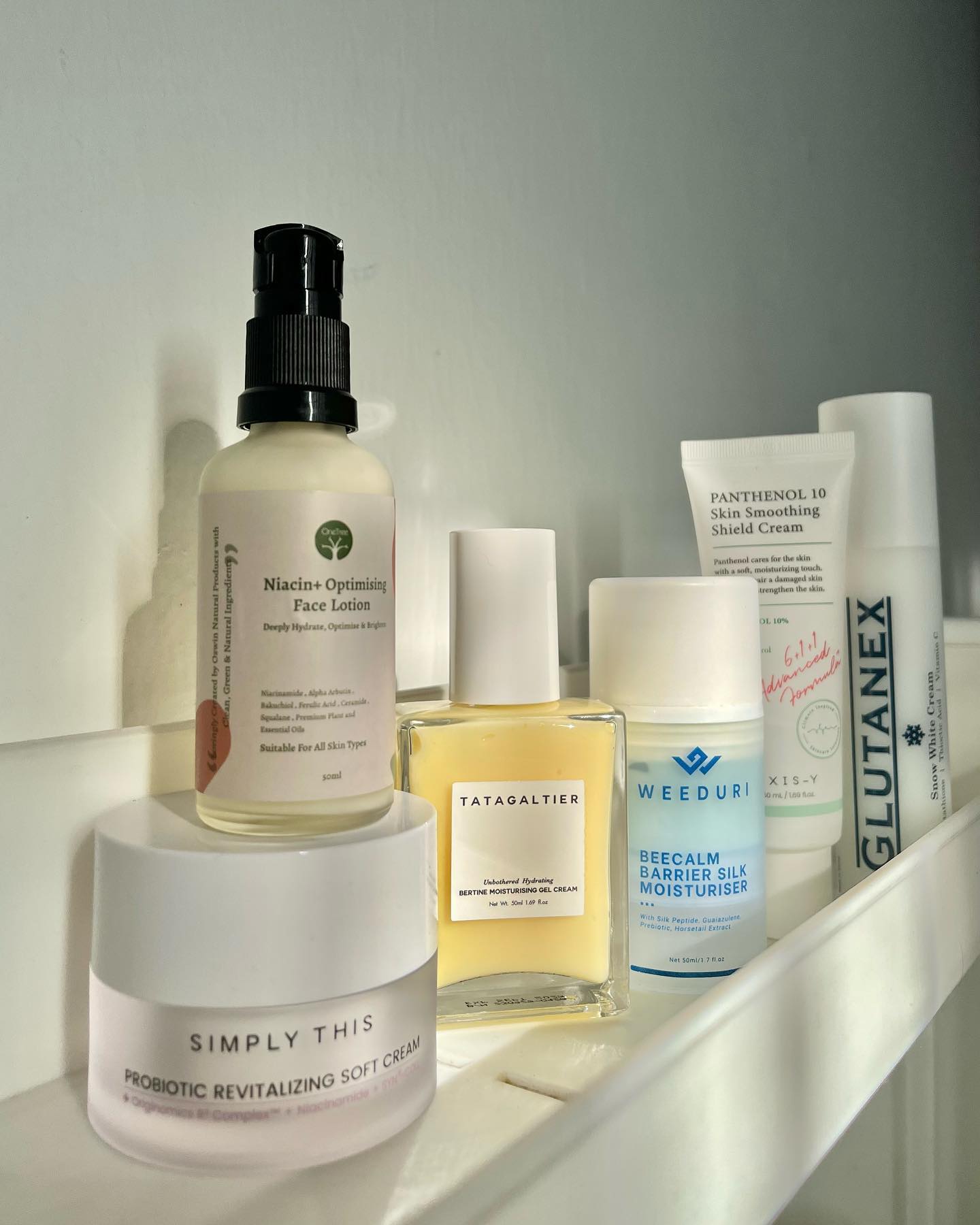 Current Moisturisers In Rotation 

tnsskinlab onetree.my has recently launched a new skincare line a