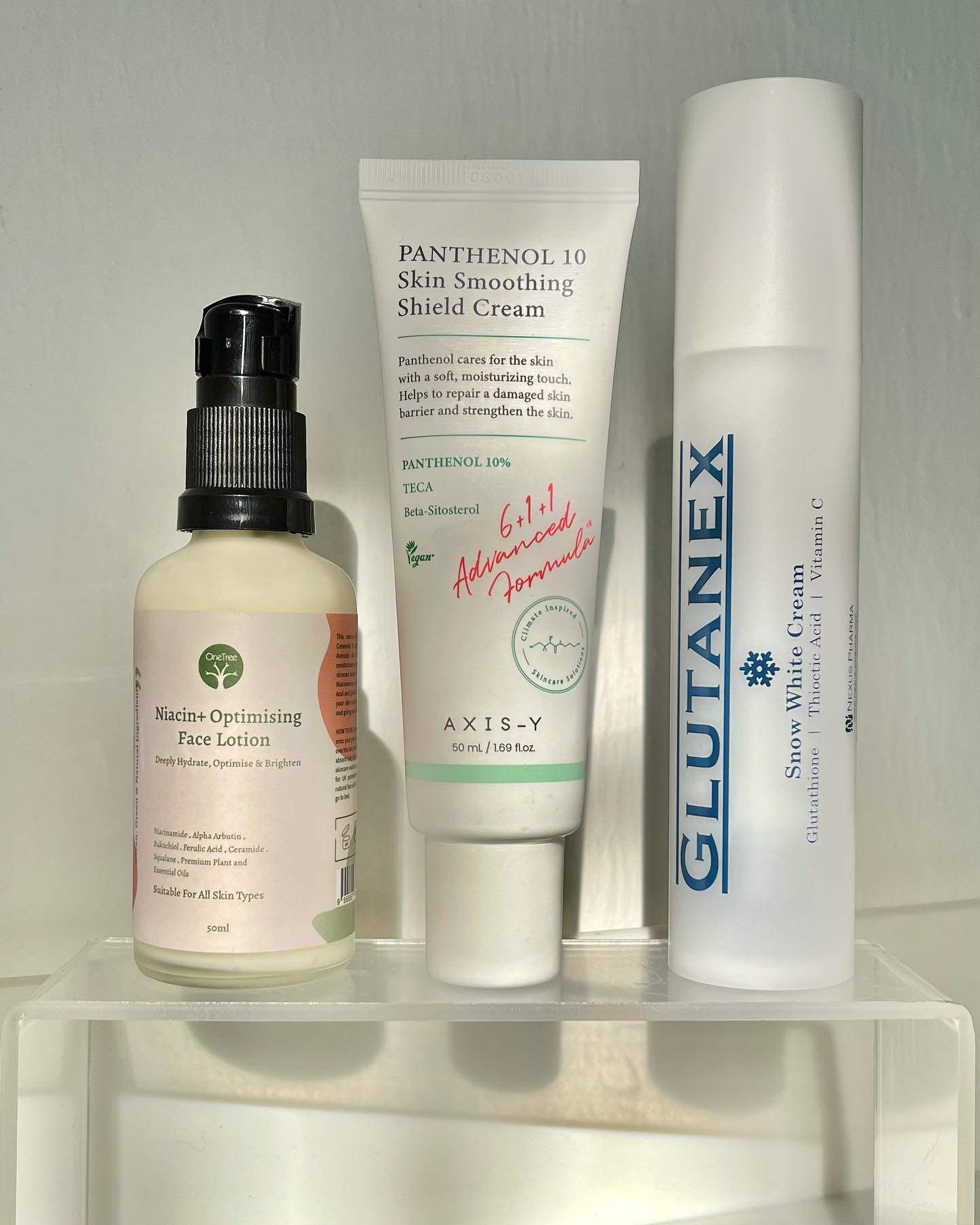 Current Moisturisers In Rotation 

tnsskinlab onetree.my has recently launched a new skincare line a