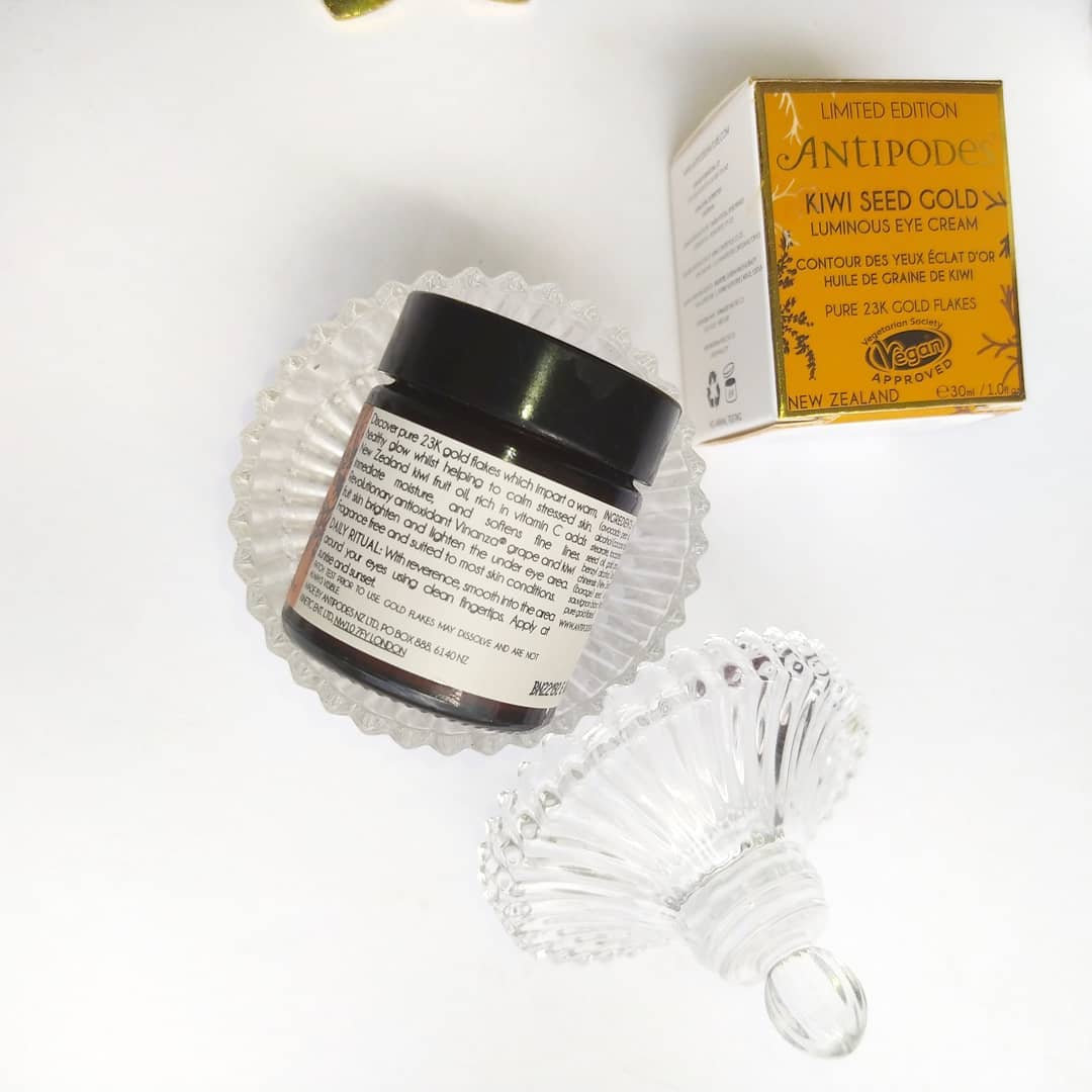 [PR] Review: Antipodes Kiwi Seed Gold Luminous Eye Cream

ðŸ’•Brand: antipodesskincare

ðŸ’• Descrip