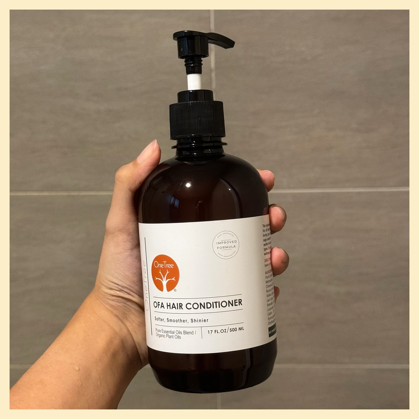 Been using the One Tree OFA Hair Conditioner into my daily hair ritual and loving the smoothness and