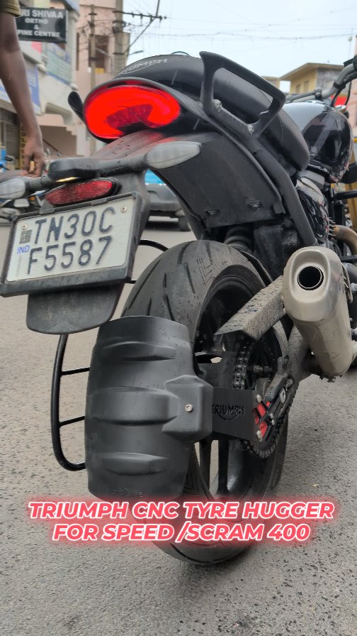Triumph Speed 400 Came in For Accessories installation
.
.
◾Tyre hugger installed
.
.
Shipping Done 