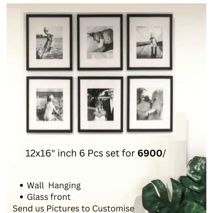 Create Photo Wall for Your Living Room/ Bedroom.
Hang your Beautiful Memories the Pinterest way!
Ord