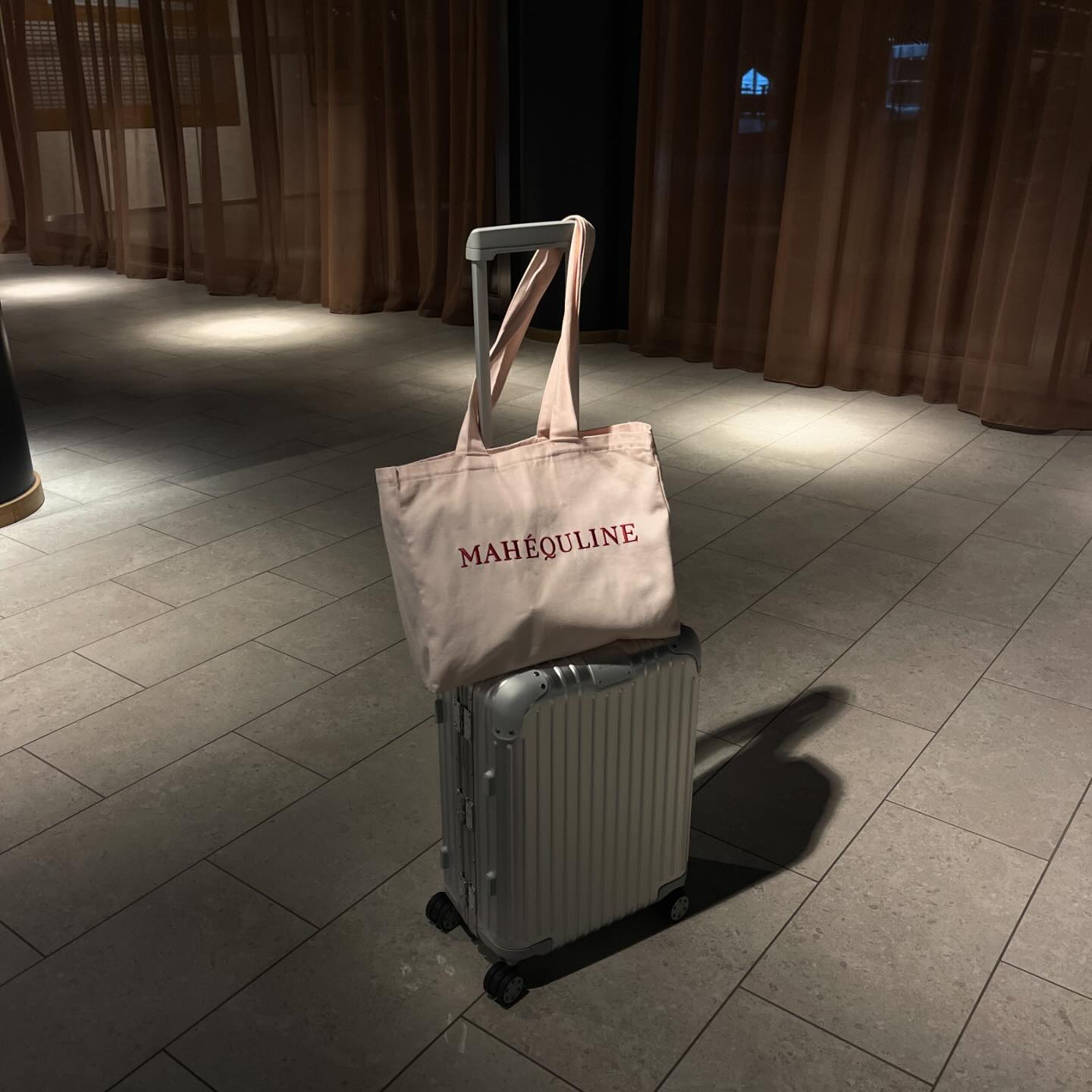 spot the MahÃ©quline tote bags across the city ðŸ¤­ #mahequline