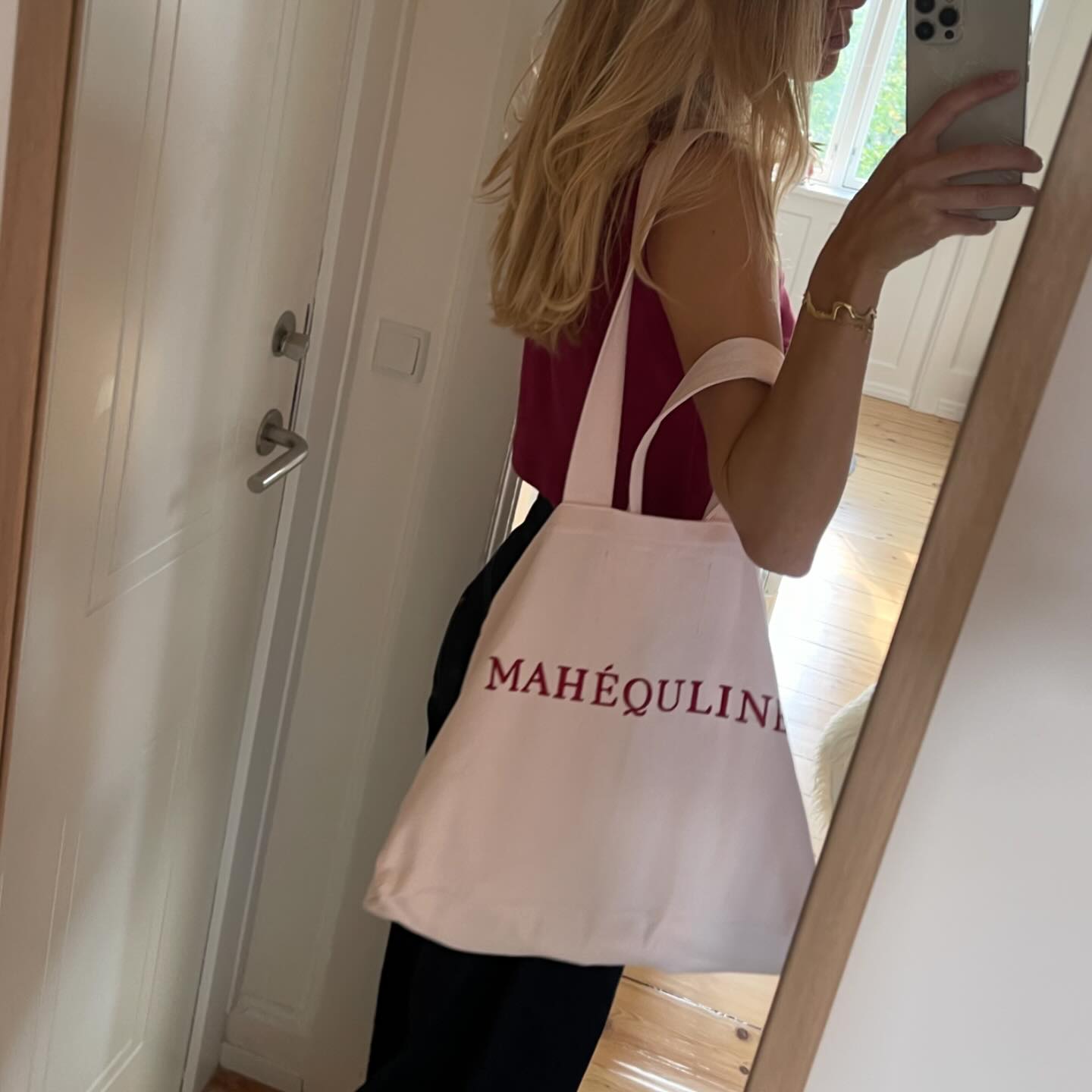 spot the MahÃ©quline tote bags across the city ðŸ¤­ #mahequline
