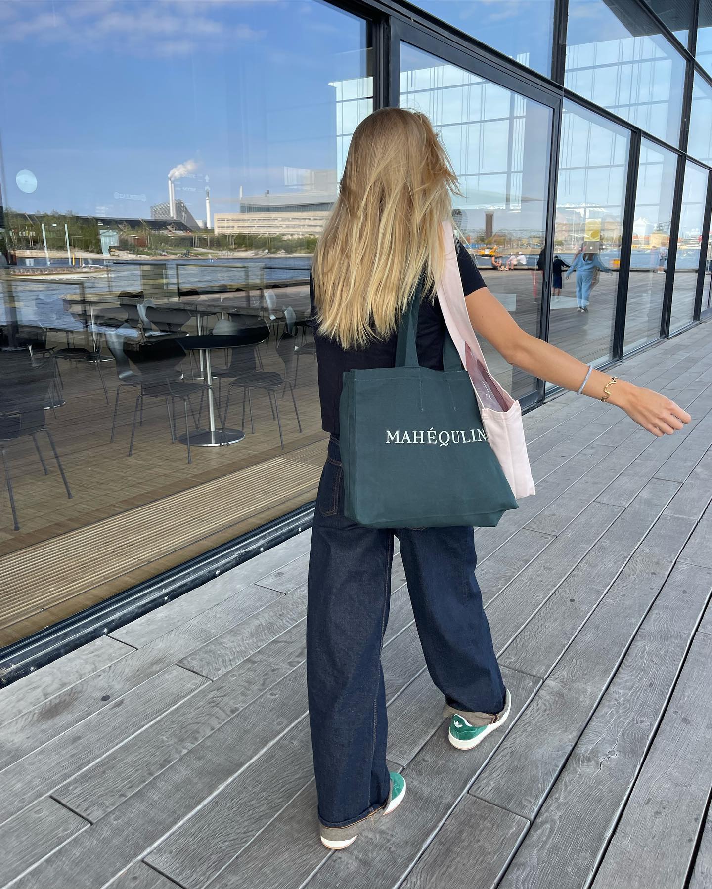 The Iris and Ara totebag ðŸ«µðŸ½ðŸ‘£ðŸ¦ŽðŸª½ðŸŒªï¸ðŸŒªï¸ #mahequline