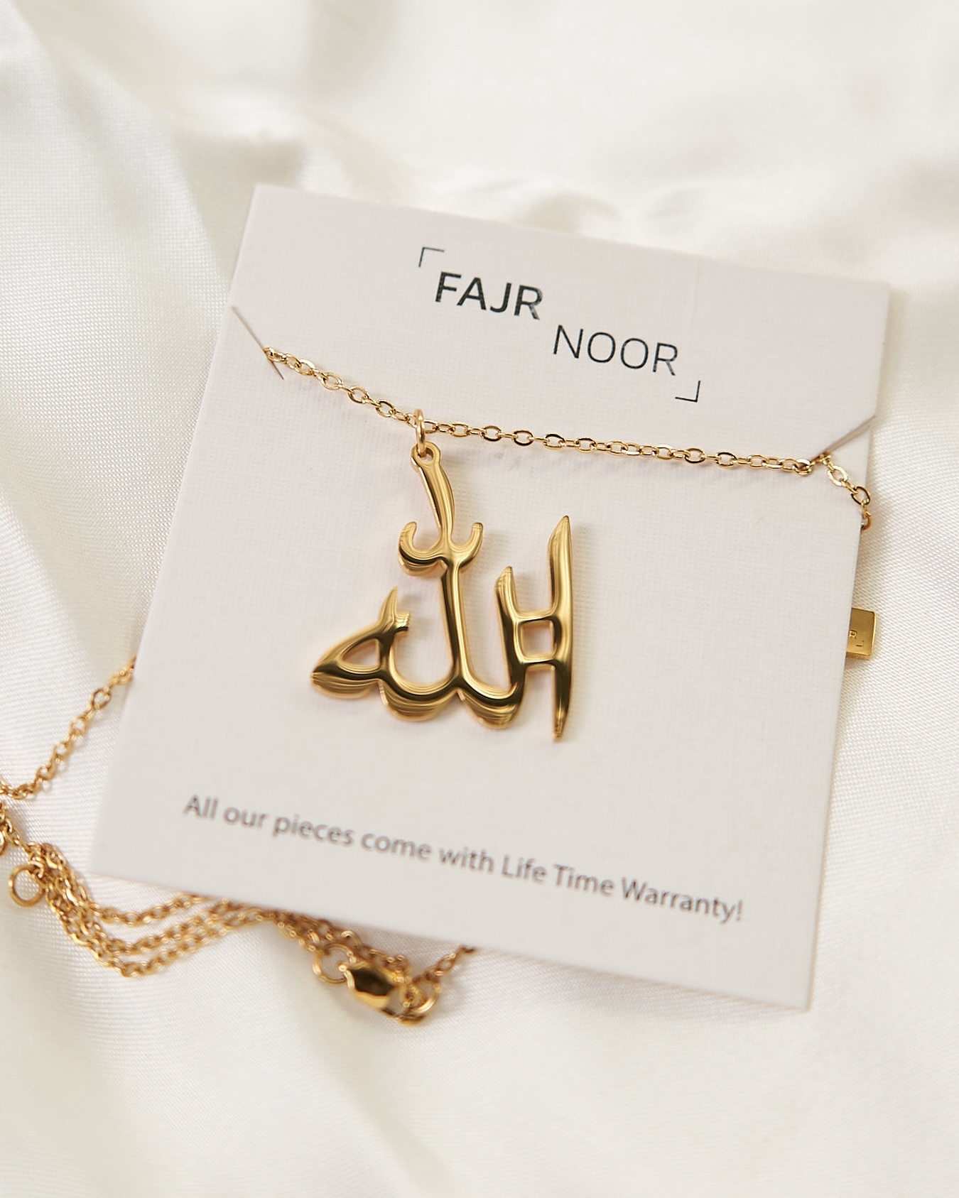 Allah Pendant Necklace in 18K Gold ✨
