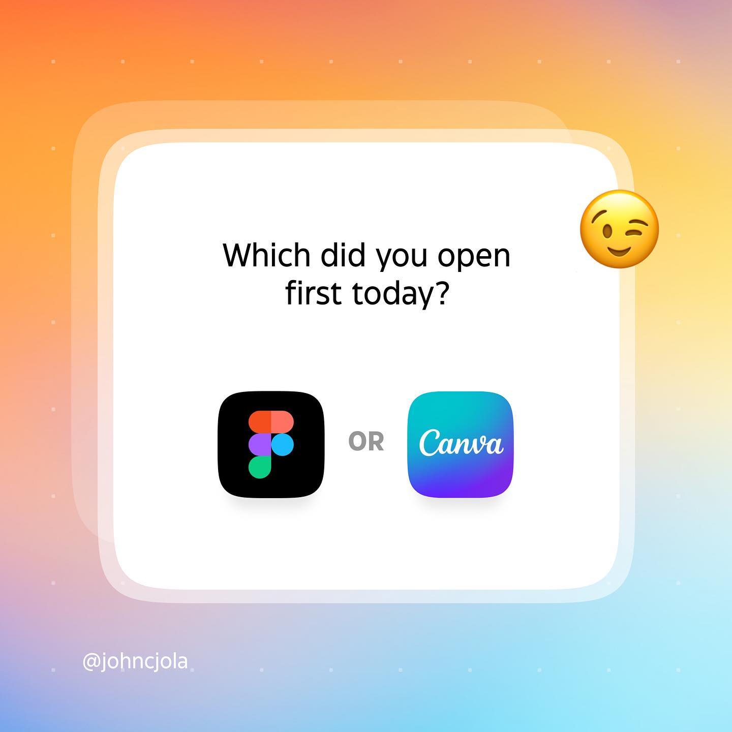 Tell us! 😅

Mine was… Figma. Ofcourse it was Figma, then Canva and then… all the other tools I can’