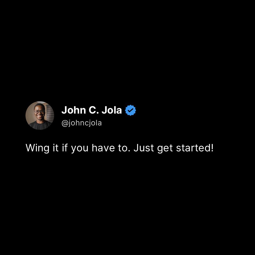 There’s no perfect time to get started with anything. But that’s not true. The best time to start is