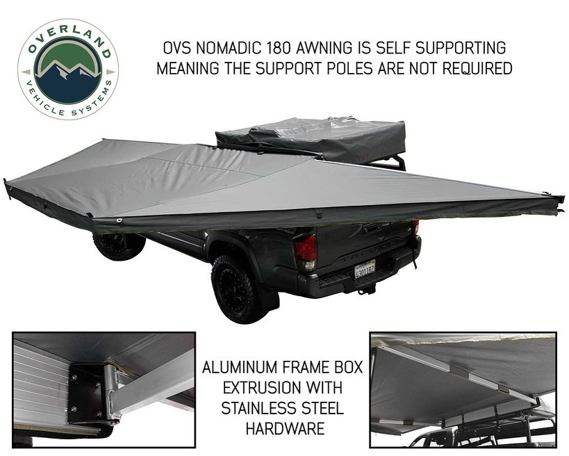Great offer …  Nomadic Awning 180 With Zip In Wall Features: 88 Square Feet of Freestanding Covered 