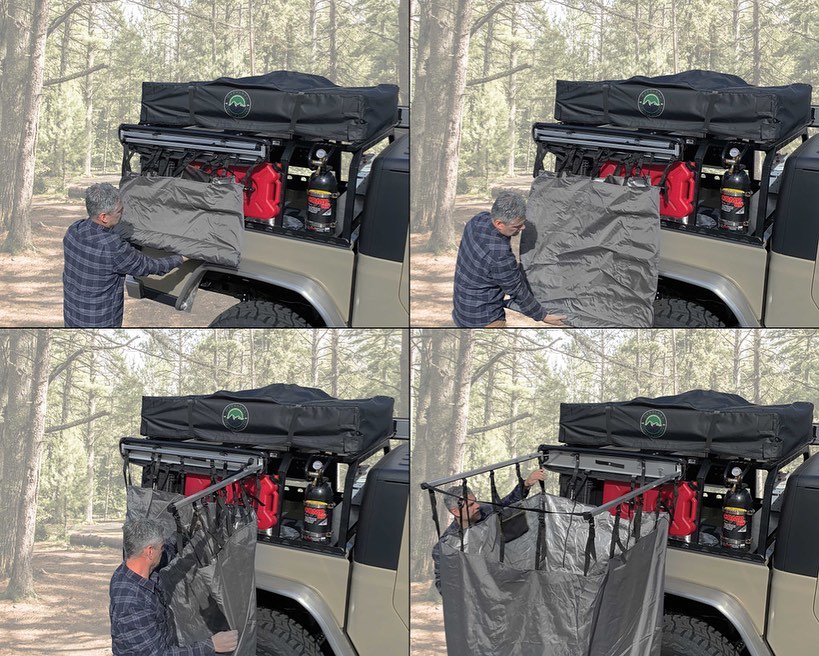 OVS sale …. OVERLAND VEHICLE SYSTEM
Car Side Shower Room