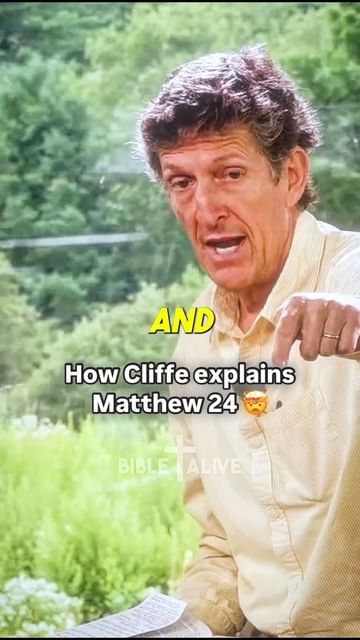 How Cliffe explains Matthew 24 🙏 Amen. #christian #bible #cliffeknechtle #matthew #jesus