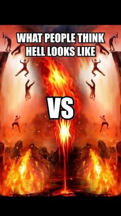 What biblically accurate Hell looks like… “Hell is absence of God” #christian #hell #bible
