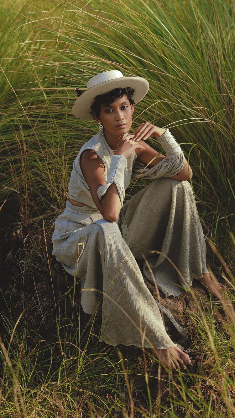 Step into a world of artisanal elegance with our summer collection of botanically dyed, handwoven tr