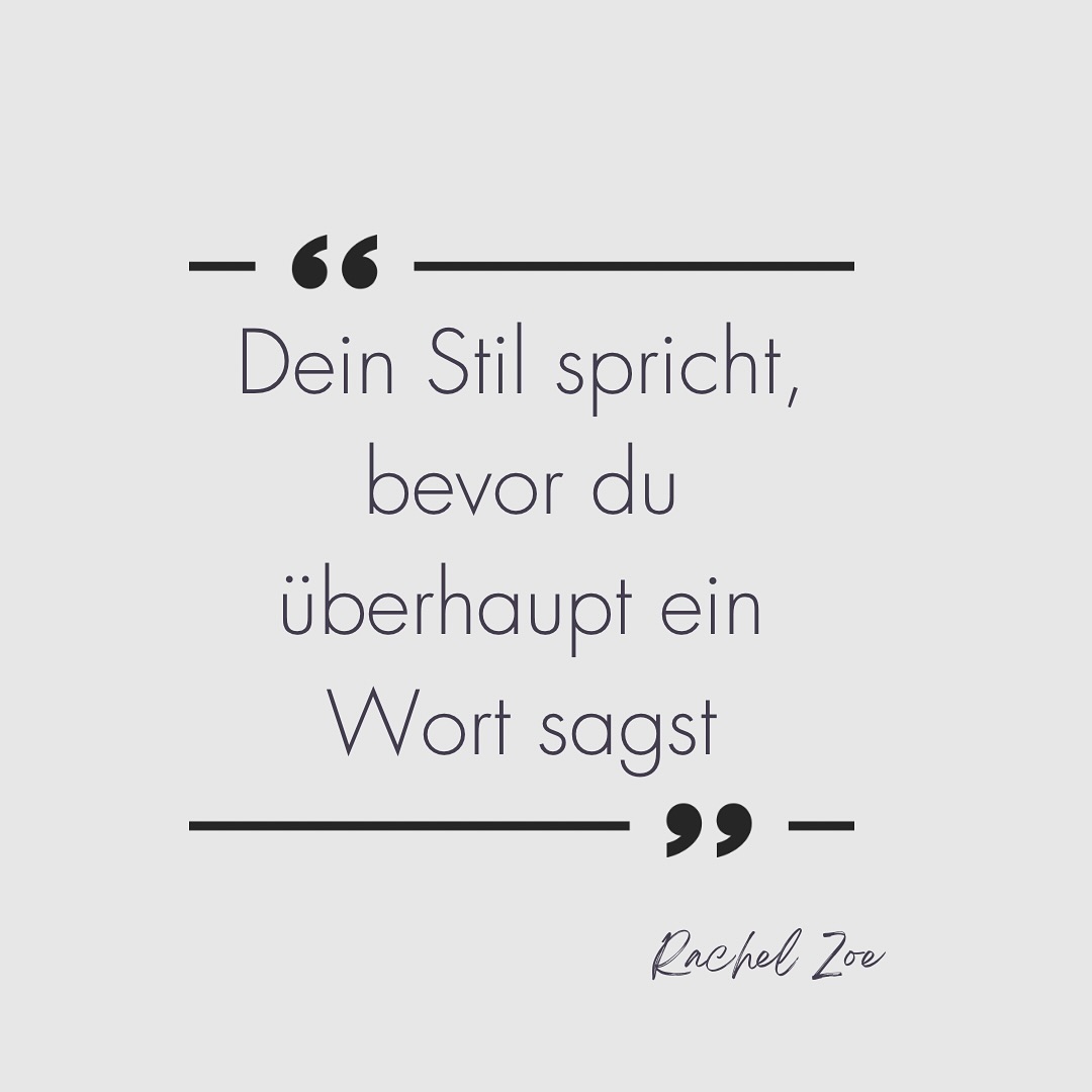 Dein Stil erzählt deine Geschichte, noch bevor du den Mund öffnest. 💫 Was denkst du? 

Lass deine K