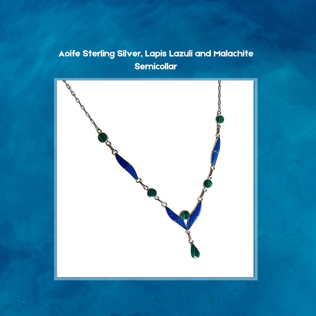Introducing the Aoife Semi-Collar—a harmonious blend of tradition and artistry. Crafted from sterlin