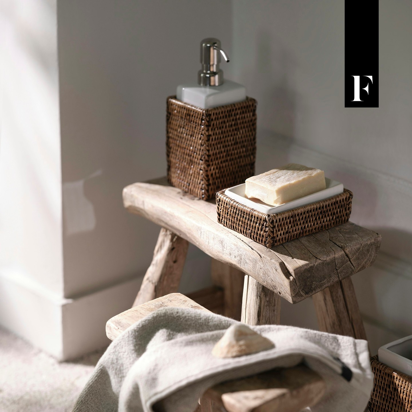 Transform your space with the earthy charm of natural materials. The reclaimed wood bench highlights
