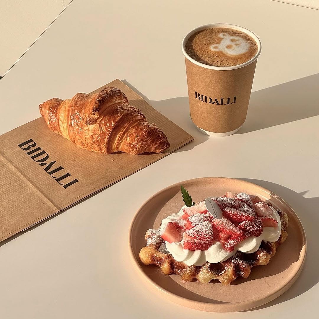 Mornings that just make sense—coffee, croissants, and skincare that feels like a treat.\n\n#shameles