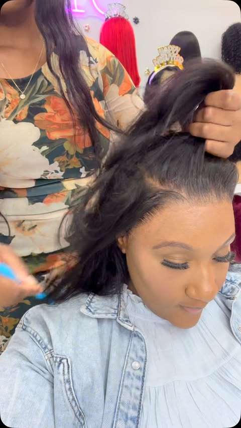 Hershe Lace Parting ✨\n\n#wiglace #frontalwigs #wiginstall