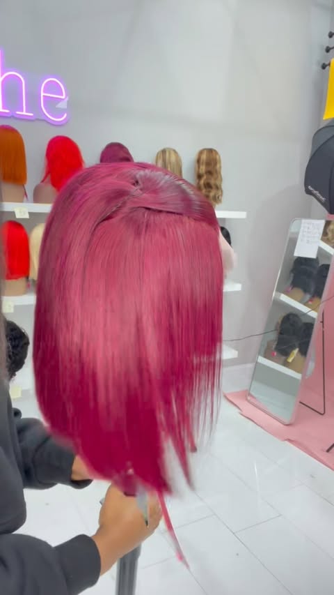 #Hershe Burgundy ♥️ \n\nShop now using code: KIA10IGHS for discount \n\n#wiginstall #wig #hairtok #h