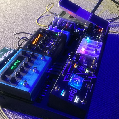 First Sunday setlist with the â€œWarship PedalBoardâ€!
