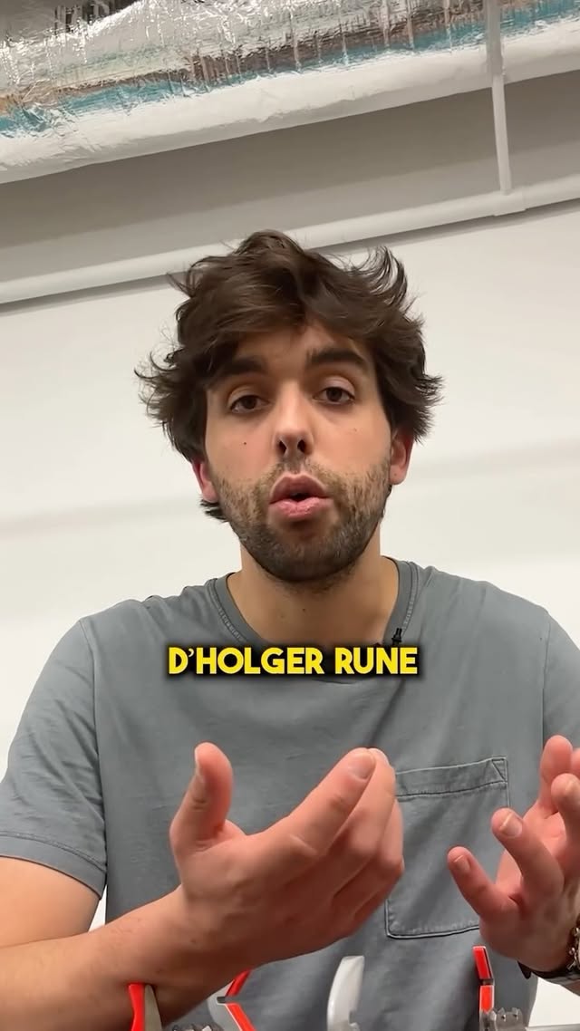 LA RAQUETTE Dâ€™HOLGER RUNE ðŸ‡©ðŸ‡°

Jules, notre expert cordeur tennis te prÃ©sente les rÃ©elles s