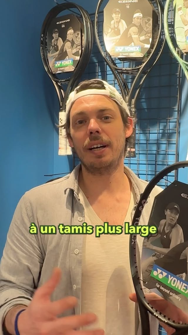 PUISSANCE + LIFT = EZONE ðŸŽ¾

Si tu souhaites allier puissance et lift, la Yonex Ezone est la raque