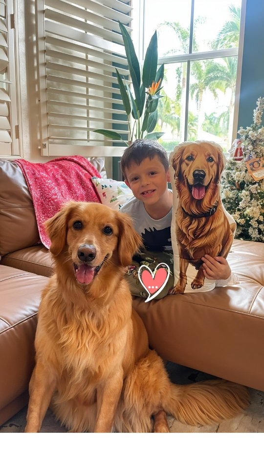 A pillow thats not just comfy but also holds the image of your best friend 🐶🐱.\n\n #doglover #petl