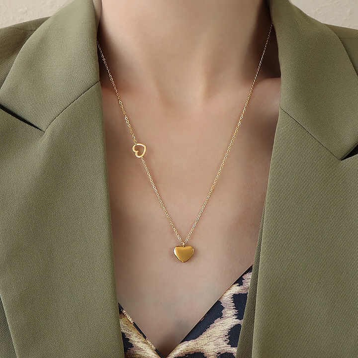 Stylish heart necklace for the beautiful women\n\nJust check out the link 🔗 \n\n#demifinejewelry #d