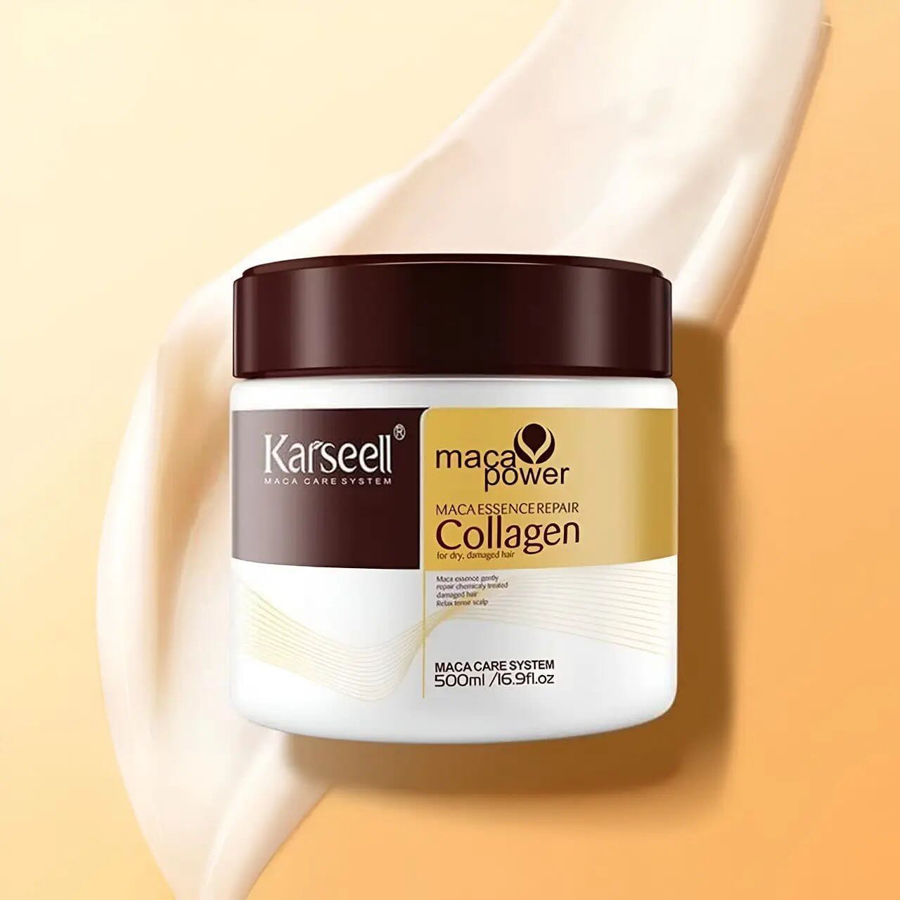 Karseell Collagen Hair Mask — кондиціонуюча маска-есенція з аргановою олією, що рятує сухе й пошкодж