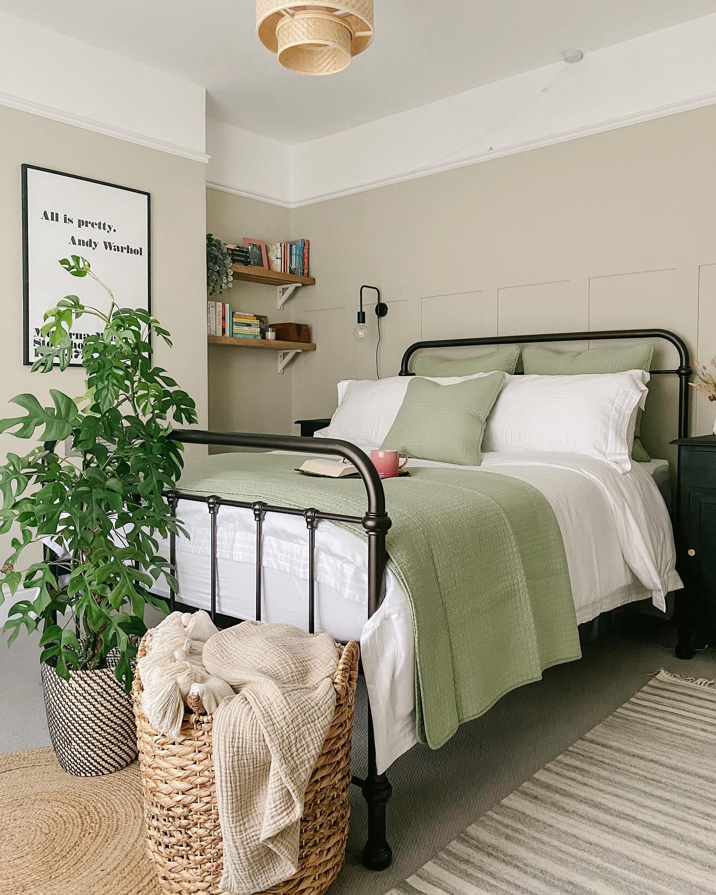 Space of the Week ~ Week 5 ~ Master Bedroom

Our master is north facing so naturally quite a dark sp