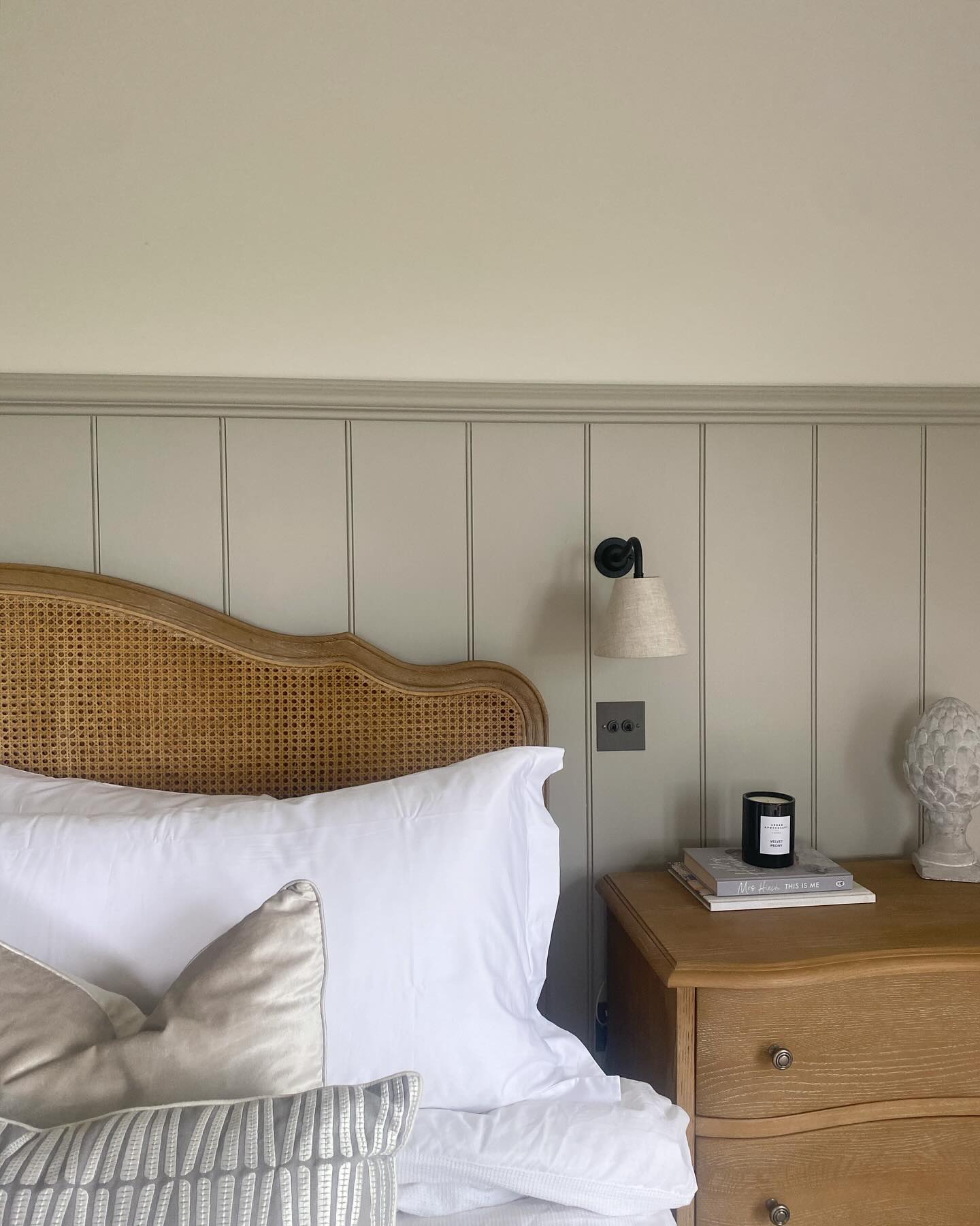 Adding the finishing touches to our bedroom with these beautiful wall lights from jimlawrencemade 

