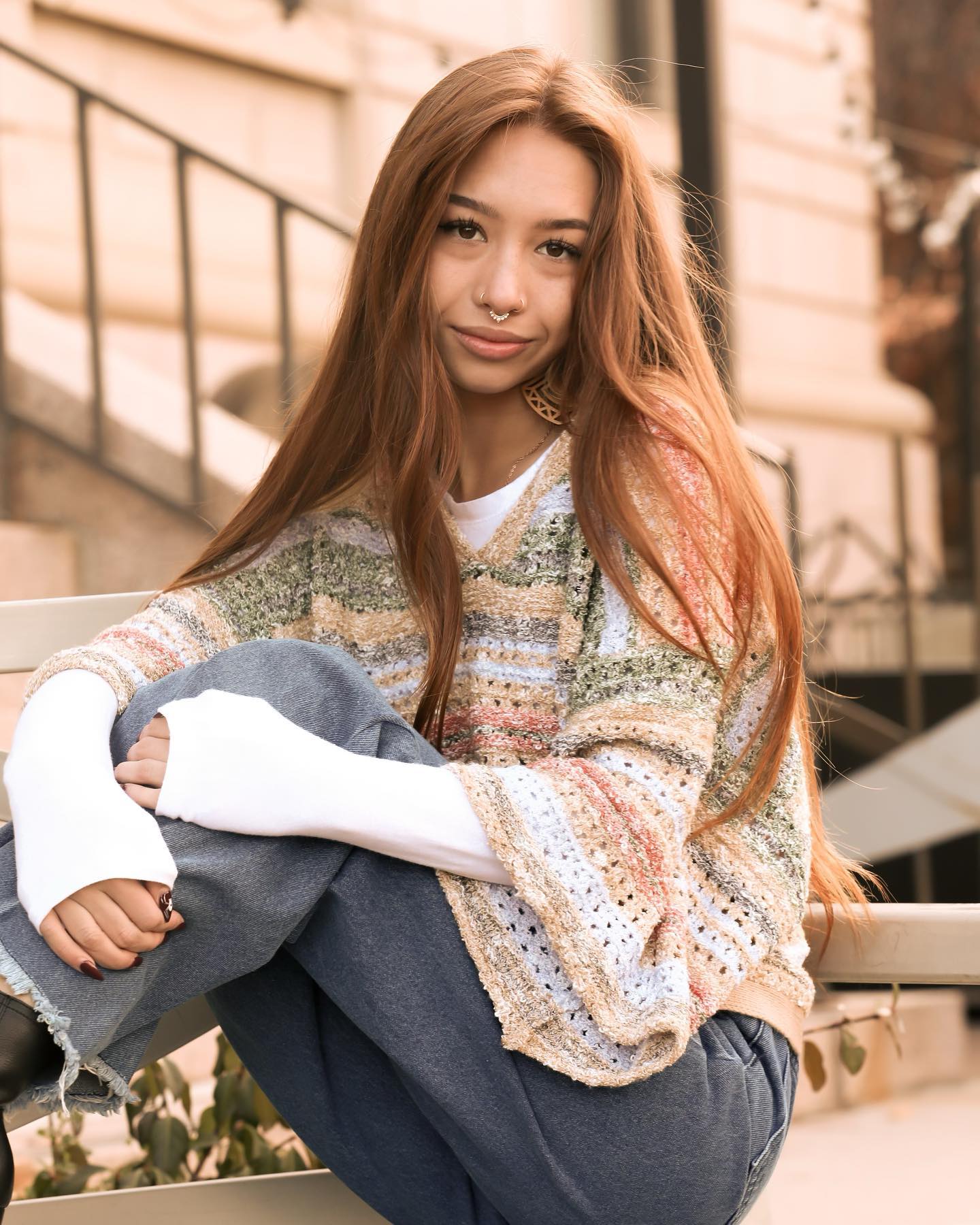 ☁️ The colors in this sweater are so dreamy! And its on sale! ☁️
Featuring our Posters Sweater!

•
•