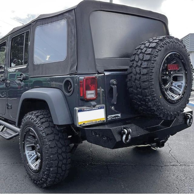 Jeep Wrangler with #TrailFX rear bumper 
ðŸ“·: @tintworldnaples 
#tintworldnaples #naples #flordia #