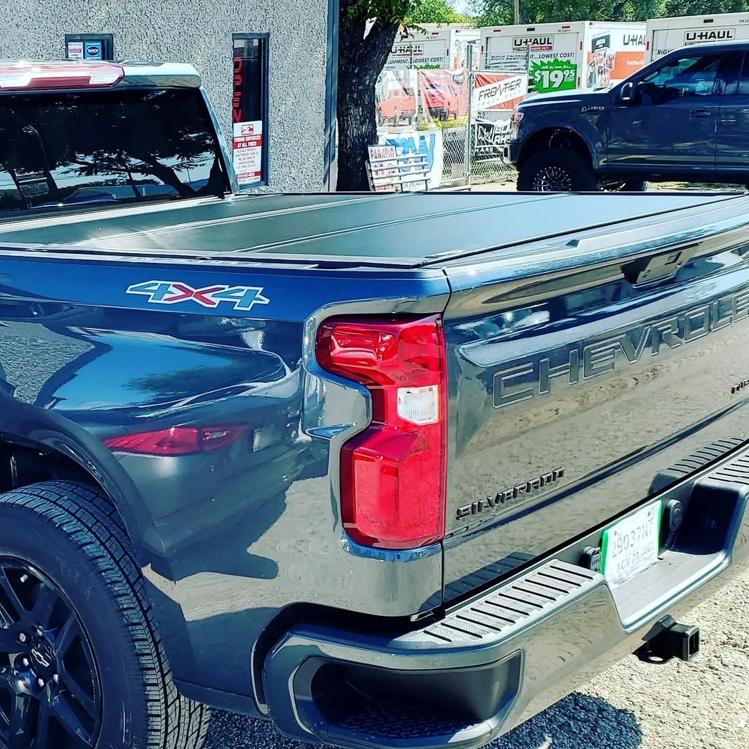 Chevy Silverado with #TrailFX Premium Trifold Tonneau Cover

Save up to $50 with TrailFX's tonneau c