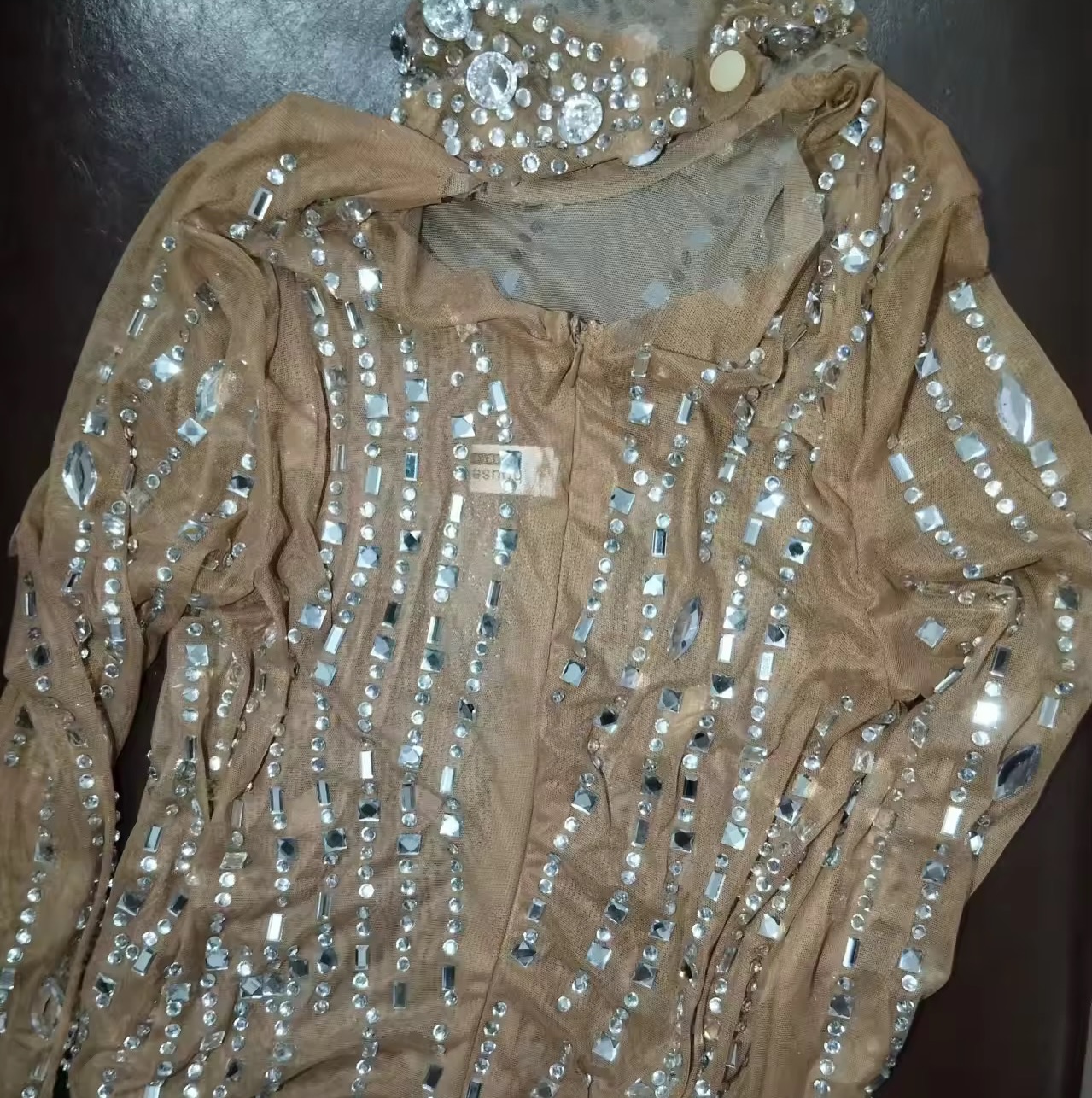 Rhinestone Transparent Long Dress. Available in various sizes.
.
#jeyboutique
#collaboratoon #clothe